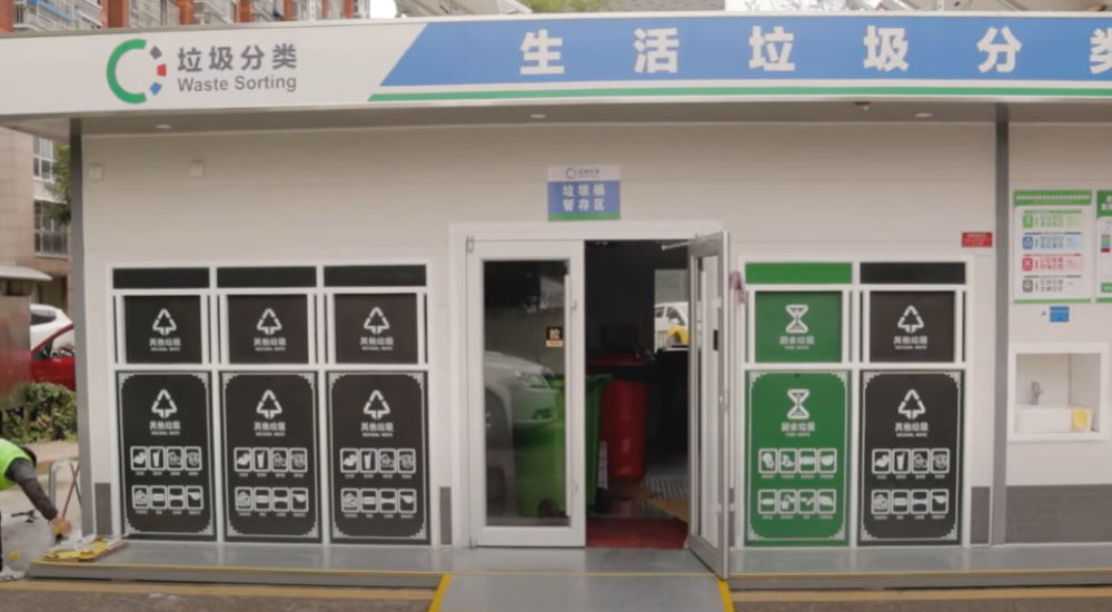 сортировка отходов китай