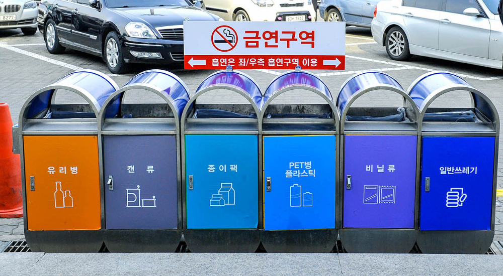 южная корея сортировка